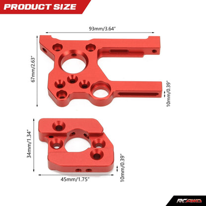 RCAWD Arrma 1/5 Kraton Outcast 8S Upgrades Aluminum Motor Mount & Motor Plate Set - RCAWD