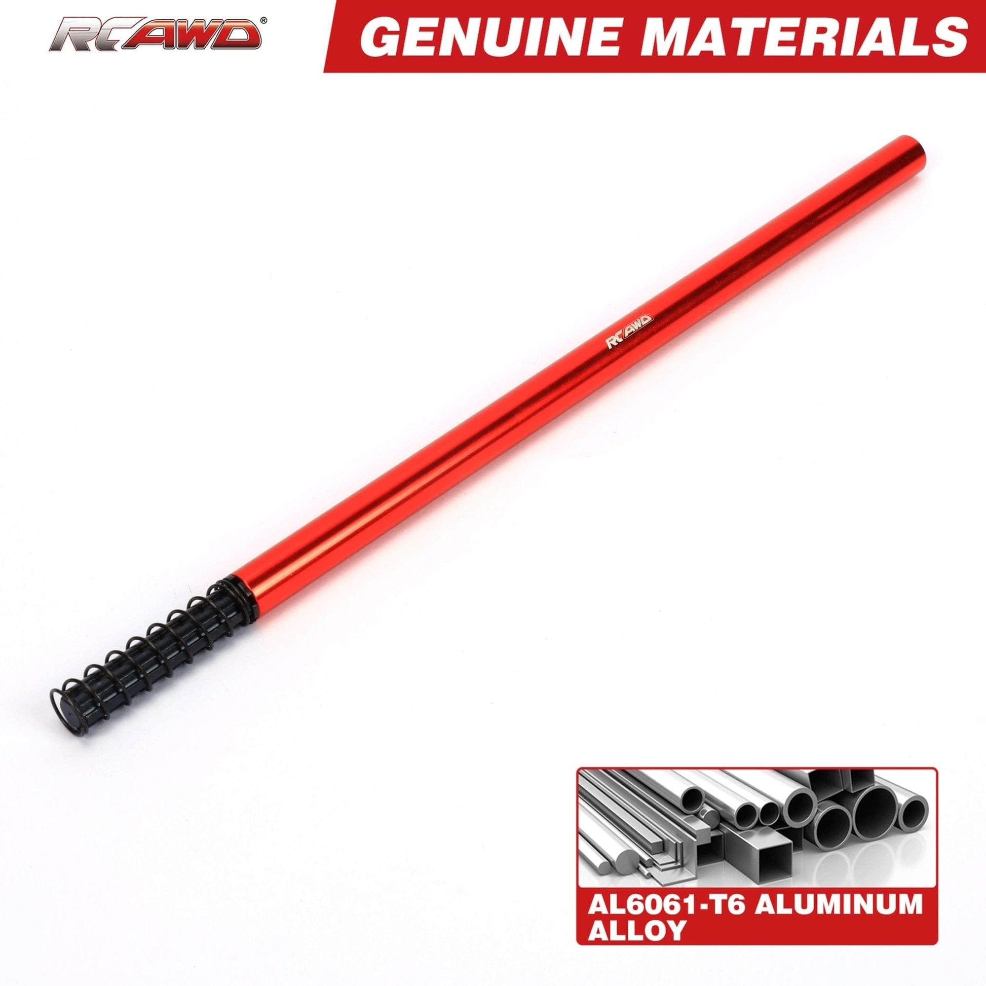 RCAWD Arrma 3S 4S upgrade parts center driveshaft 204mm 17g for vendetta senton typhom Infraction bigrock A - ARAC3955 - RCAWD