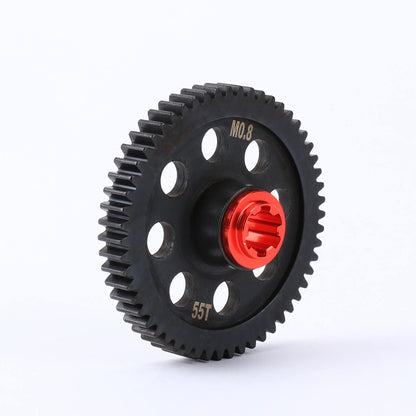 RCAWD ARRMA 3S 55T RCAWD ARRMA 3s Upgrades 55T 0.8 mod Center Spur Gear for INFRACTION