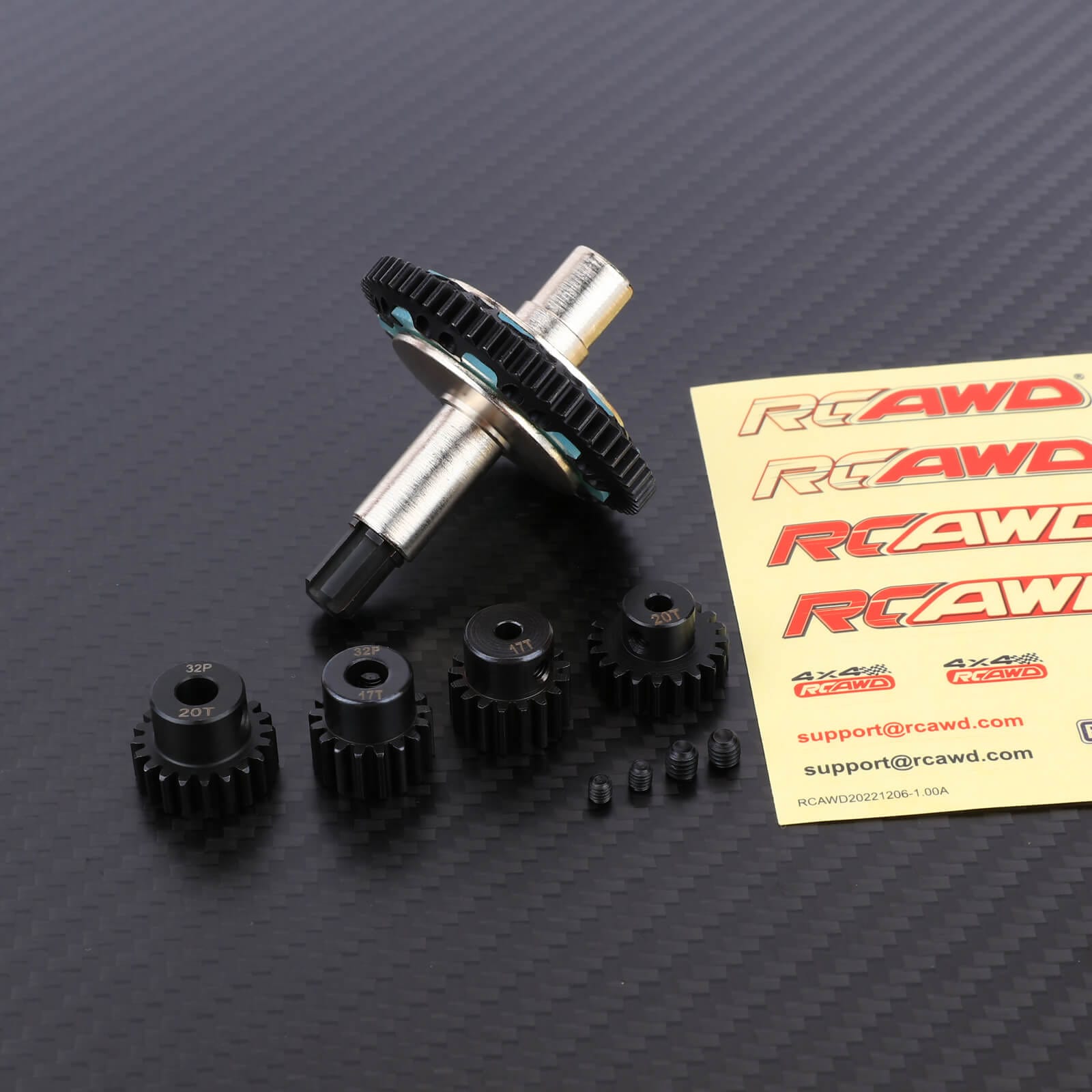 RC 57T Spur Gear & Slipper Set – 0.8Mod Upgrade For Arrma 1/10 & 1/8 Models (Granite, Senton, Kraton, Typhon)