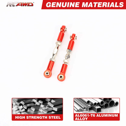RCAWD ARRMA 3S 6PCS RCAWD Arrma Typhon Alum Alloy 6PCS Metal Tie Rod Steering Link Linkage