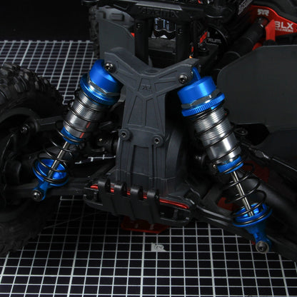 RCAWD ARRMA 3S Blue RCAWD Arrma Big Bore Shocks for Senton Granite BigRock Typhon 3S BLX Mega Metal