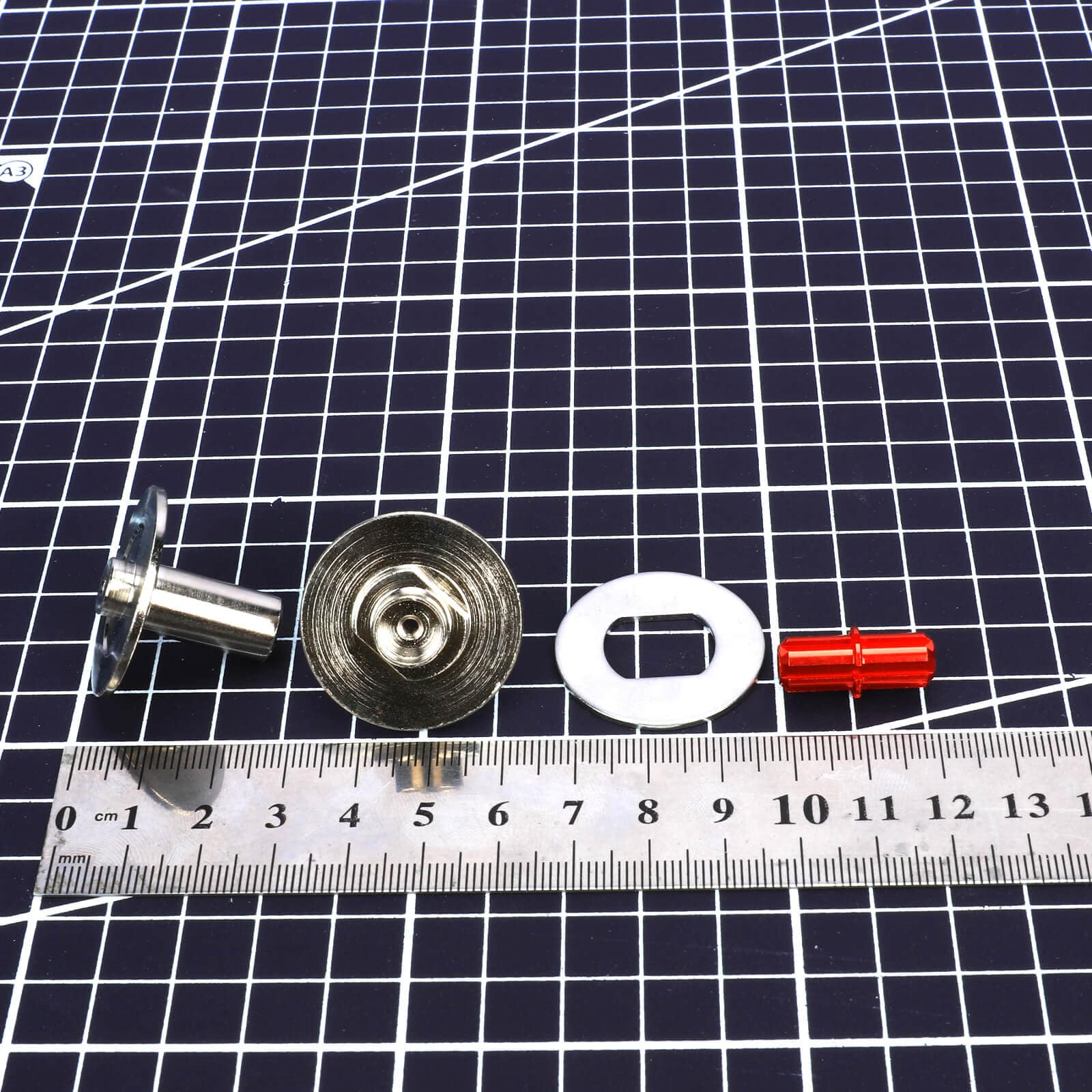 RCAWD ARRMA 3S D3-ARA310946S RCAWD Arrma 3s Upgrades #45 Steel Slipper Plate & Hub Set