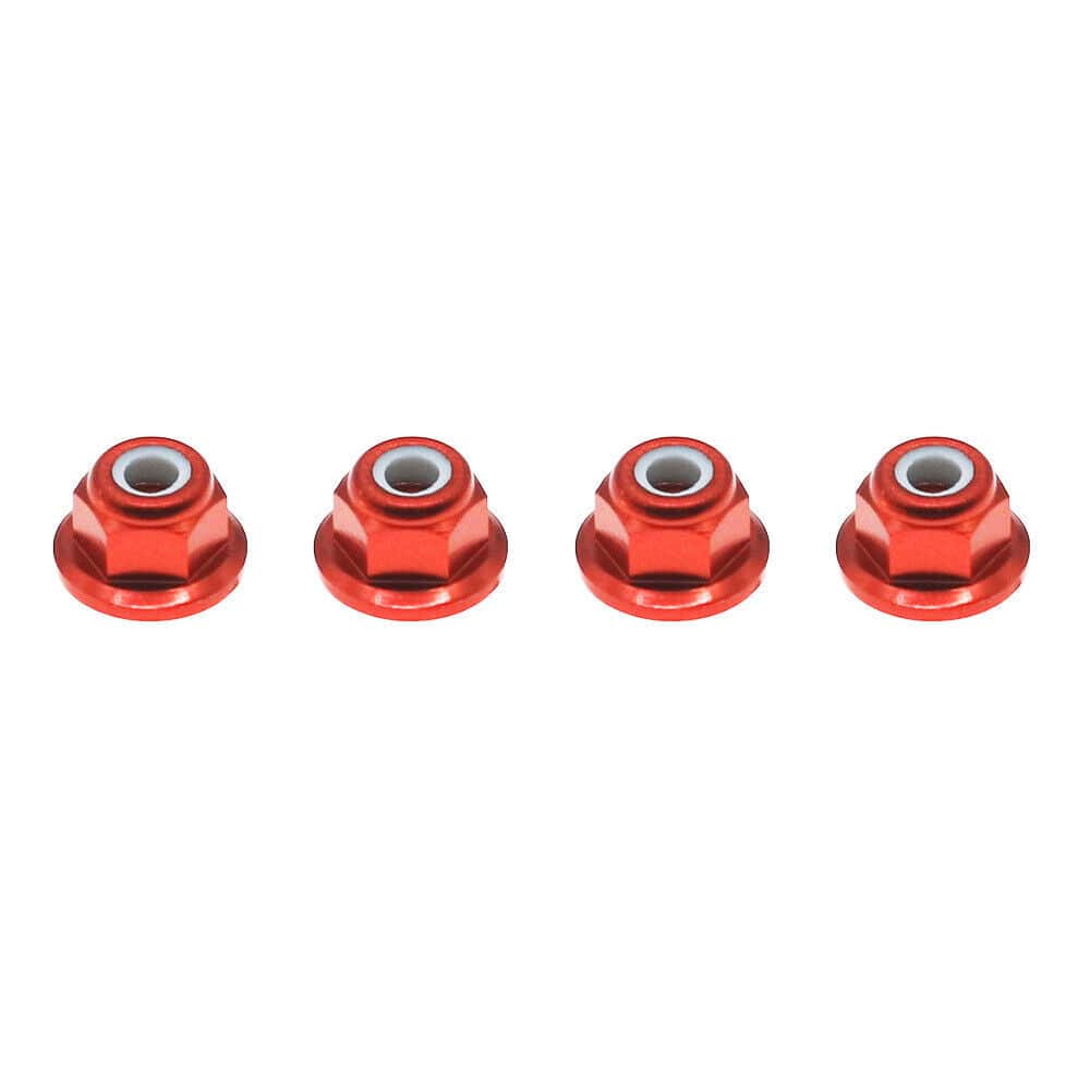 RCAWD ARRMA 3S Flanged Nyloc Locknut 4mm RCAWD Arrma bigrock Granite Senton Typhon 3S BLX Upgraded Parts