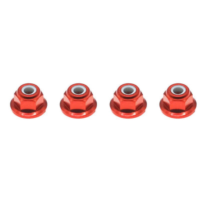 RCAWD ARRMA 3S Flanged Nyloc Locknut 4mm RCAWD Arrma bigrock Granite Senton Typhon 3S BLX Upgraded Parts