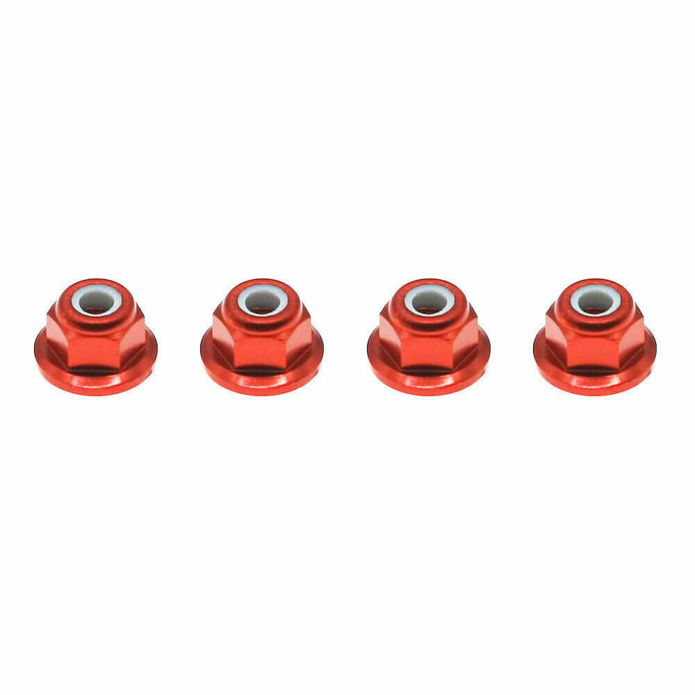 RCAWD ARRMA 3S Flanged Nyloc Locknut 4mm RCAWD Arrma Vorteks Granite Senton 3S Upgrade Part Kits