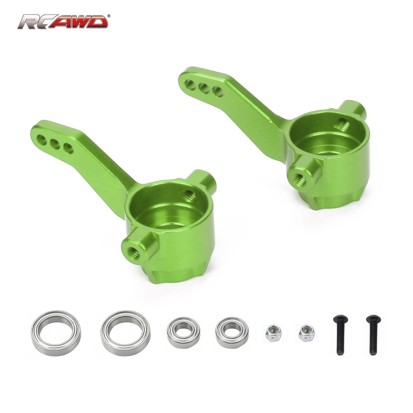 RCAWD ARRMA 3S Green RCAWD Arrma 3S Steering blocks hub carrier for  bigrock granite senton 3S AR330469
