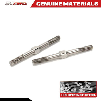 RCAWD ARRMA 3S M4*48MM RCAWD ARRMA 3S Turnbuckle Tie Rod Stainless Steel M4*48MM