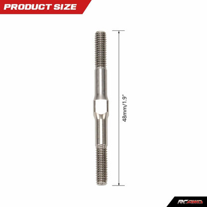 RCAWD ARRMA 3S M4*48MM RCAWD ARRMA 3S Turnbuckle Tie Rod Stainless Steel M4*48MM