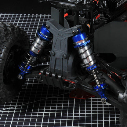 RCAWD ARRMA 3S Navy Blue RCAWD Arrma Big Bore Shocks for Senton Granite BigRock Typhon 3S BLX Mega Metal