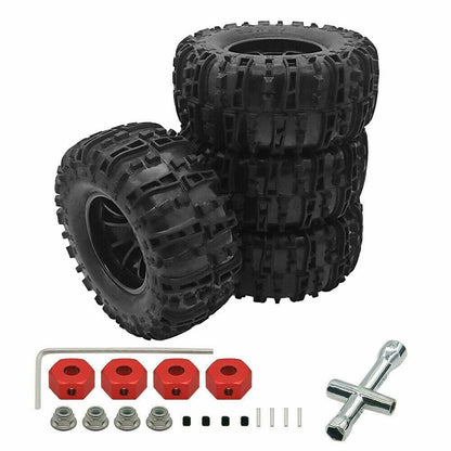 RCAWD ARRMA 3S RCAWD 78*55mm Wheel Tires 4pcs for Arrma Typhon 3S Outcast Kraton 4S RC Car