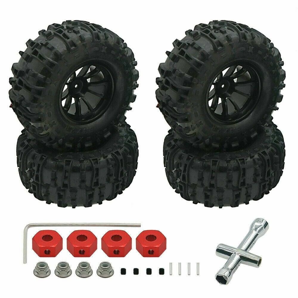 RCAWD ARRMA 3S RCAWD 78*55mm Wheel Tires 4pcs for Arrma Typhon 3S Outcast Kraton 4S RC Car