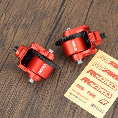 RCAWD ARRMA 3S RCAWD Arrma 34T/14T Steel Front Rear Helical Gears Differential Assemblies Set