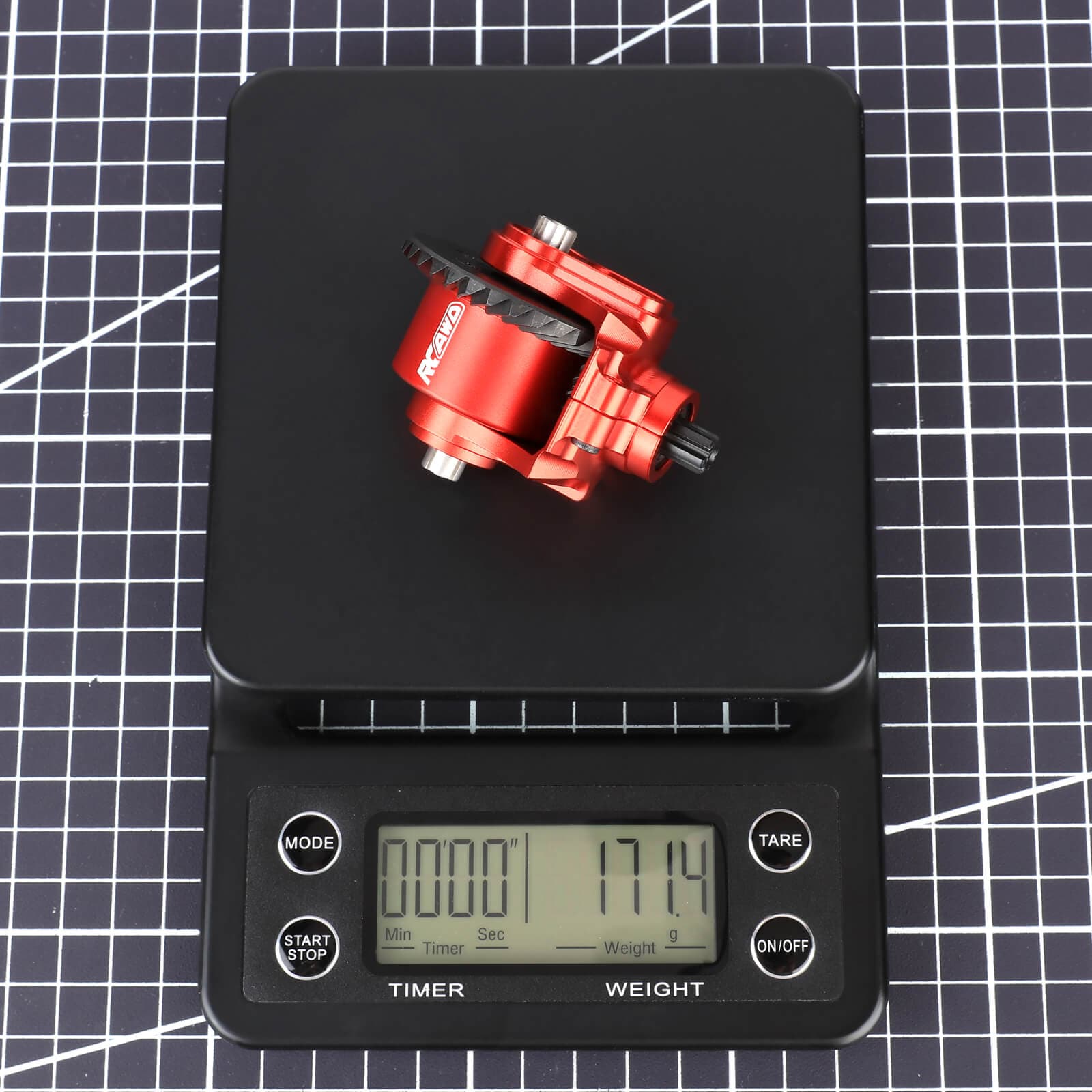 RCAWD ARRMA 3S RCAWD Arrma 34T/14T Steel Front Rear Helical Gears Differential Assemblies Set