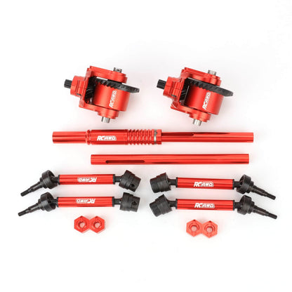 RCAWD ARRMA 3S RCAWD Arrma 3S 34T 13T Front Rear Metal Diff Transmission Set with Drive Shaft