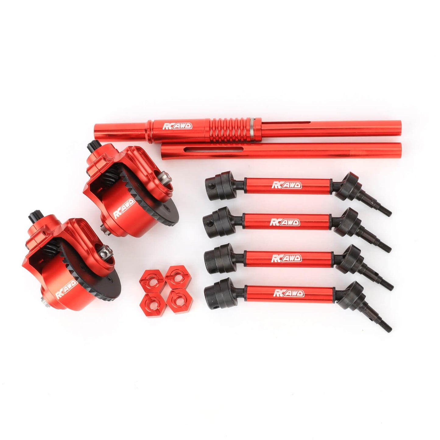 RCAWD ARRMA 3S RCAWD Arrma 3S 34T 13T Front Rear Metal Diff Transmission Set with Drive Shaft