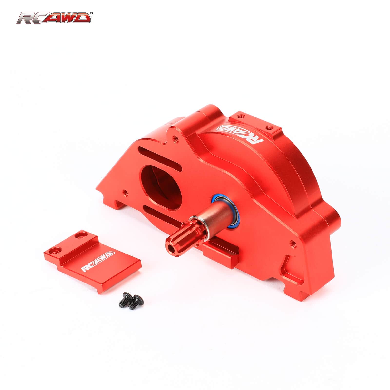 RCAWD Arrma 3S 4S 57T Aluminum Center Gearbox Assembly with Motor Mount-Vorteks Senton Granite Big Rock Typhon
