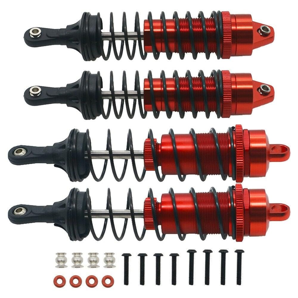 RCAWD ARRMA 3S RCAWD Arrma 3S Big Bore Aluminum Shocks for Senton 3S Typhon 4pcs Red ARA330550R ARA330551R