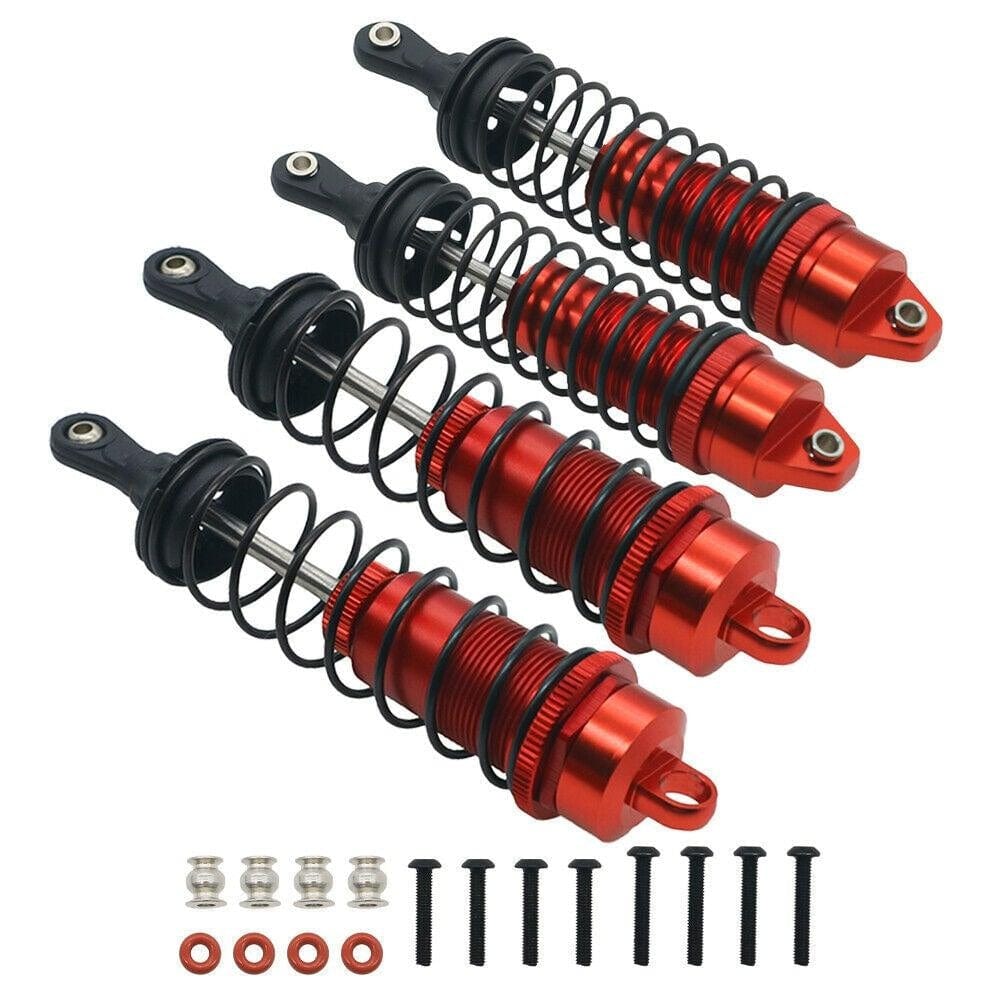 RCAWD ARRMA 3S RCAWD Arrma 3S Big Bore Aluminum Shocks for Senton 3S Typhon 4pcs Red ARA330550R ARA330551R