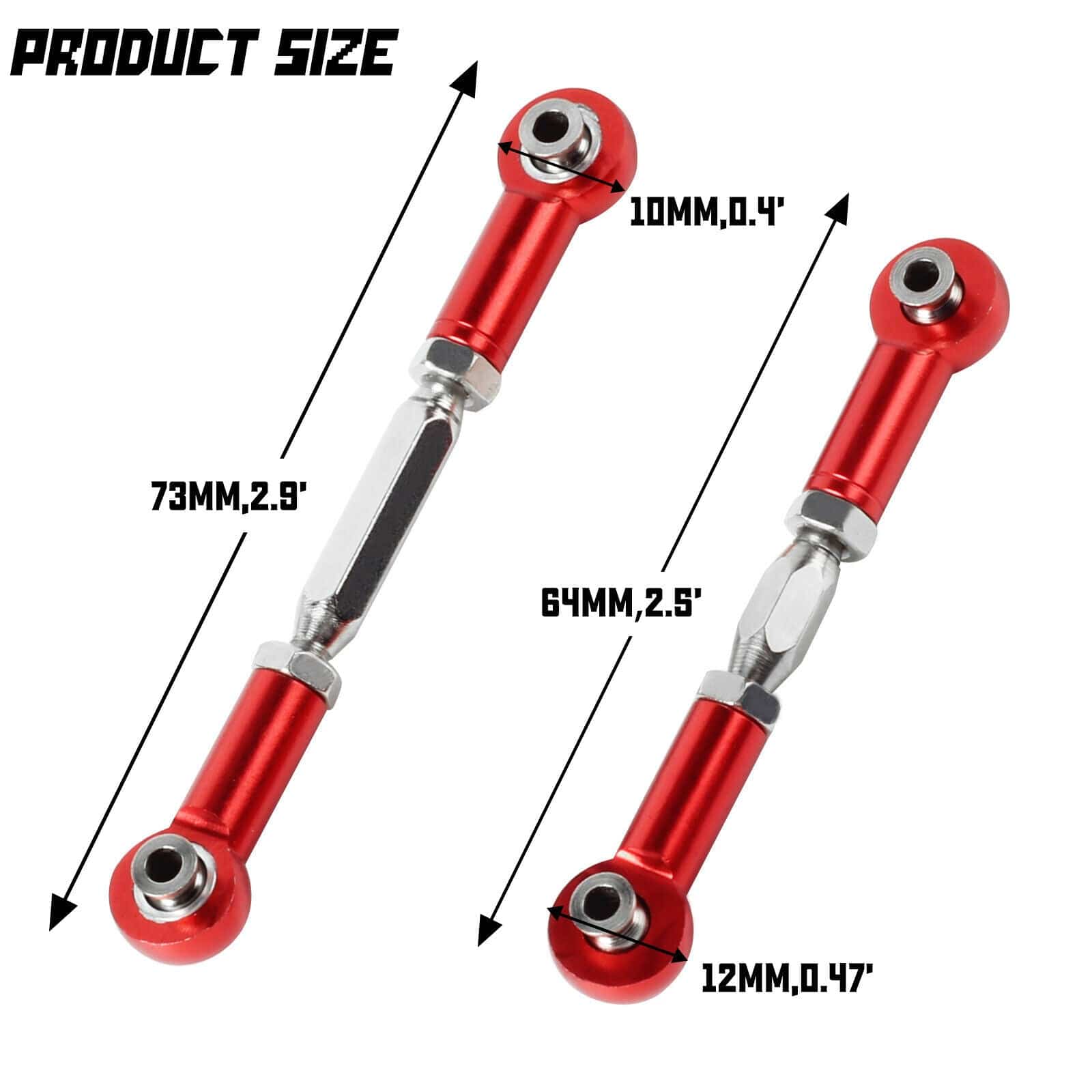 RCAWD ARRMA 3S RCAWD Arrma 3S blx Vorteks Senton Granite upgrade turnbuckles link set AR330446