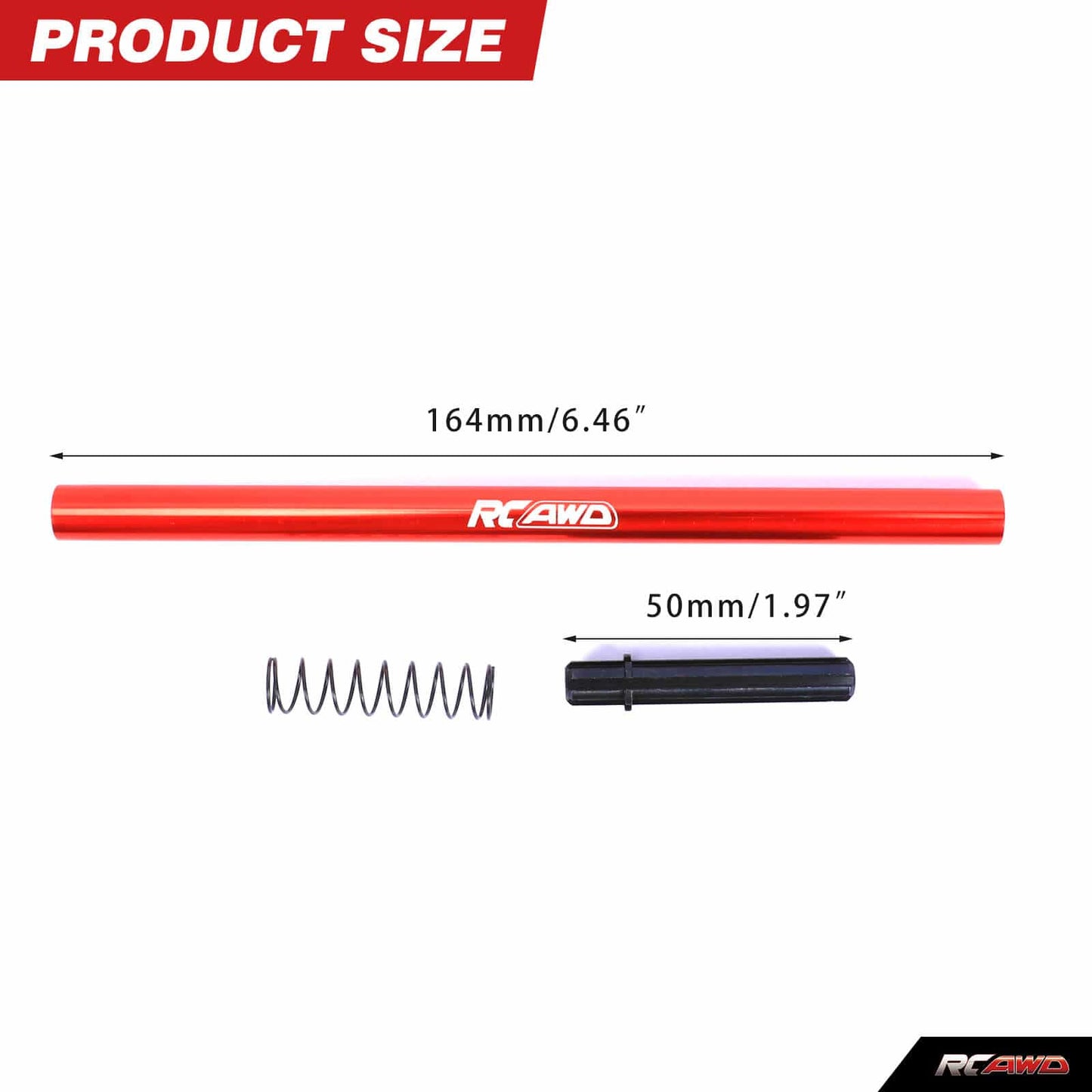 RCAWD ARRMA 3S RCAWD Arrma 3S center driveshaft 164mm 14g for Granite VORTEKS B-ARAC3955