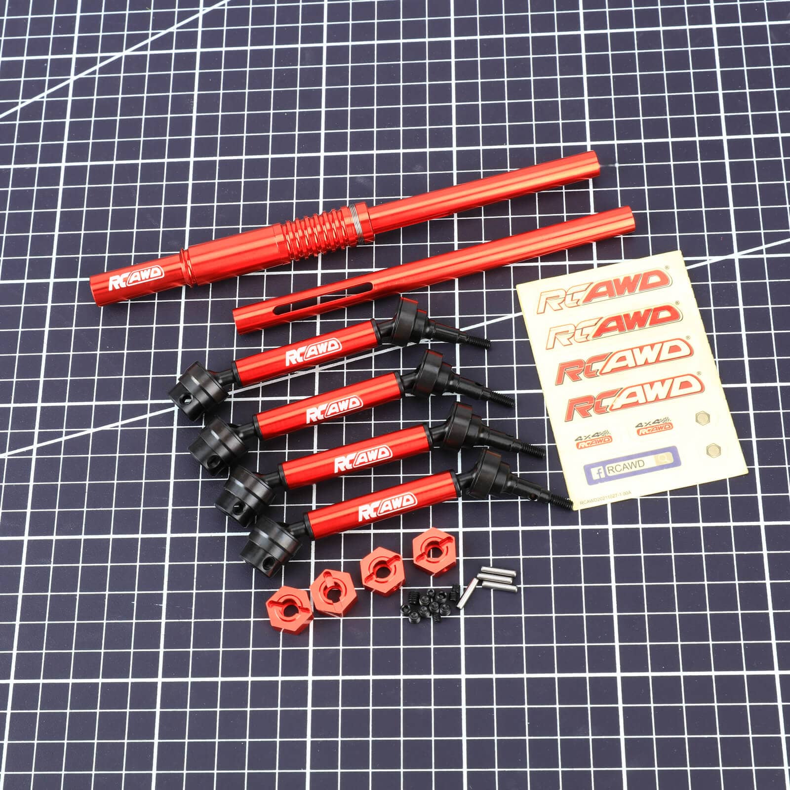RCAWD ARRMA 3S RCAWD Arrma 3S Center Driveshaft & Composite Slider Driveshaft Set for Granite VORTEKS