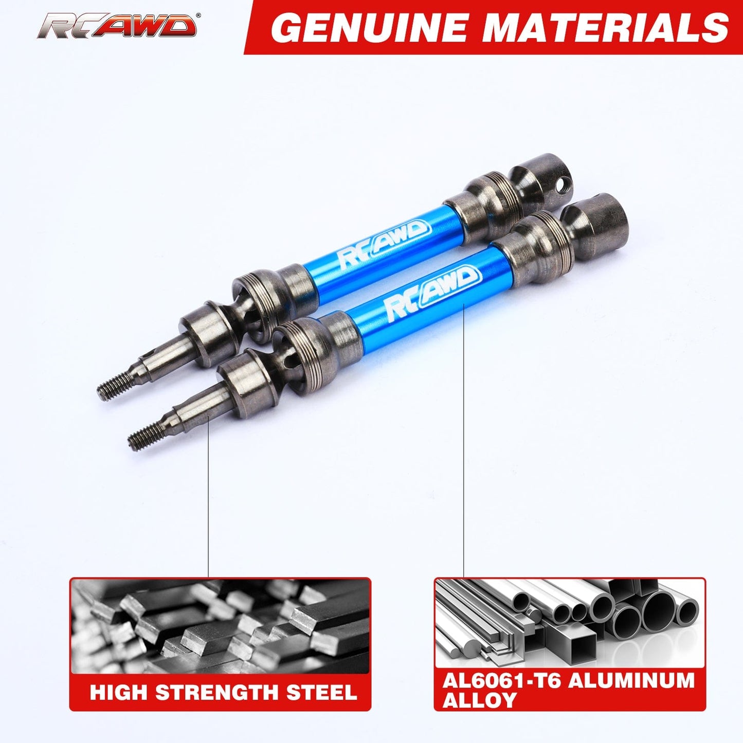 RCAWD ARRMA 3S RCAWD ARRMA 3S Drive Shaft for 1/10 Vorteks Senton Granite Bigrock ARAC4041  AR310780