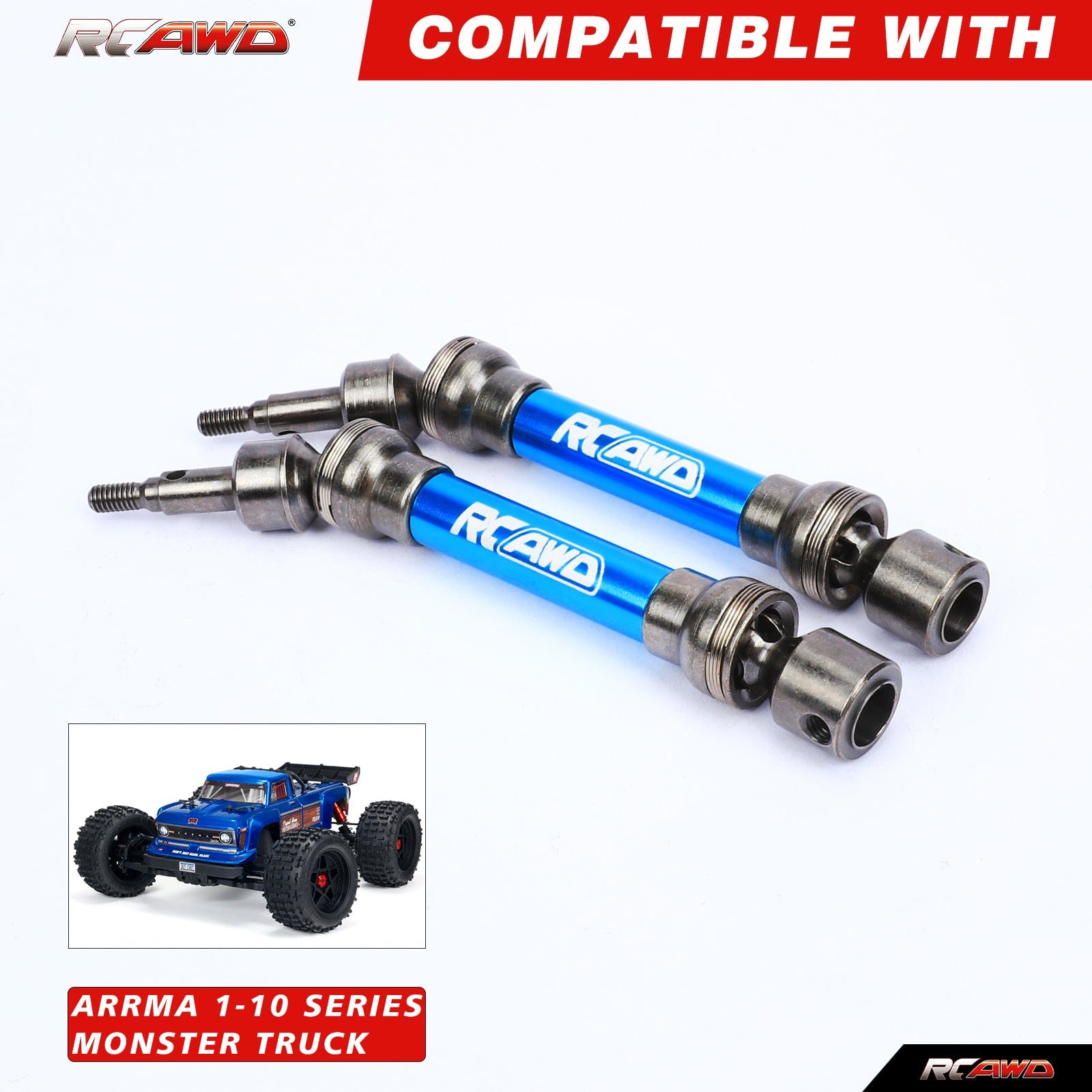 RCAWD ARRMA 3S RCAWD ARRMA 3S Drive Shaft for 1/10 Vorteks Senton Granite Bigrock ARAC4041  AR310780