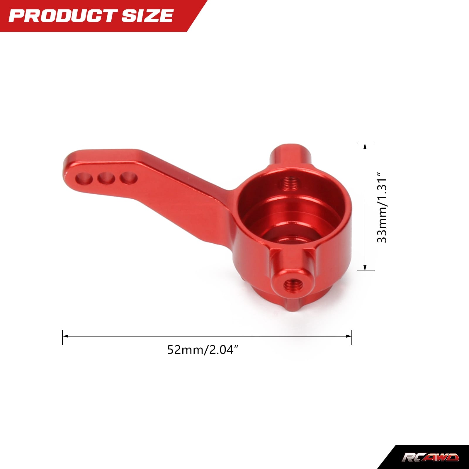 RCAWD ARRMA 3S RCAWD Arrma 3S Steering blocks hub carrier for  bigrock granite senton 3S AR330469