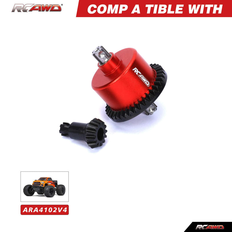RCAWD ARRMA 3s Upgrades F/R Differential Set 37T 13T Diff Set for Grannite Senton Big Rock - RCAWD