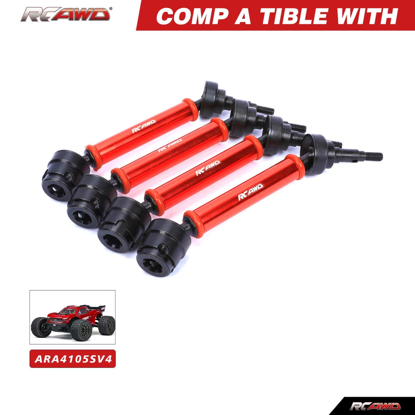 RCAWD ARRMA 3S RCAWD ARRMA 3s Upgrades CVD Driveshaft