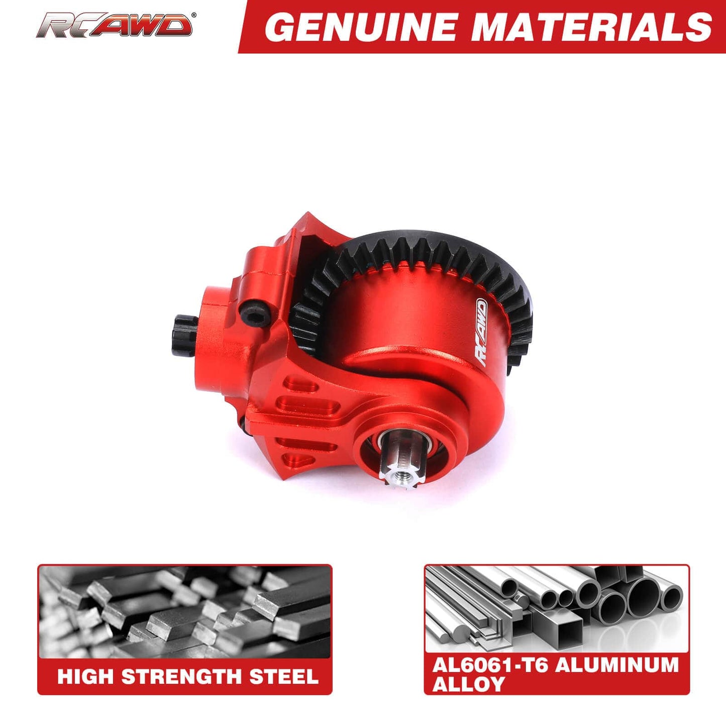 RCAWD ARRMA 3S RCAWD ARRMA 3s Upgrades F/R Differential Diff Set with Diff Case（37T 13T ）