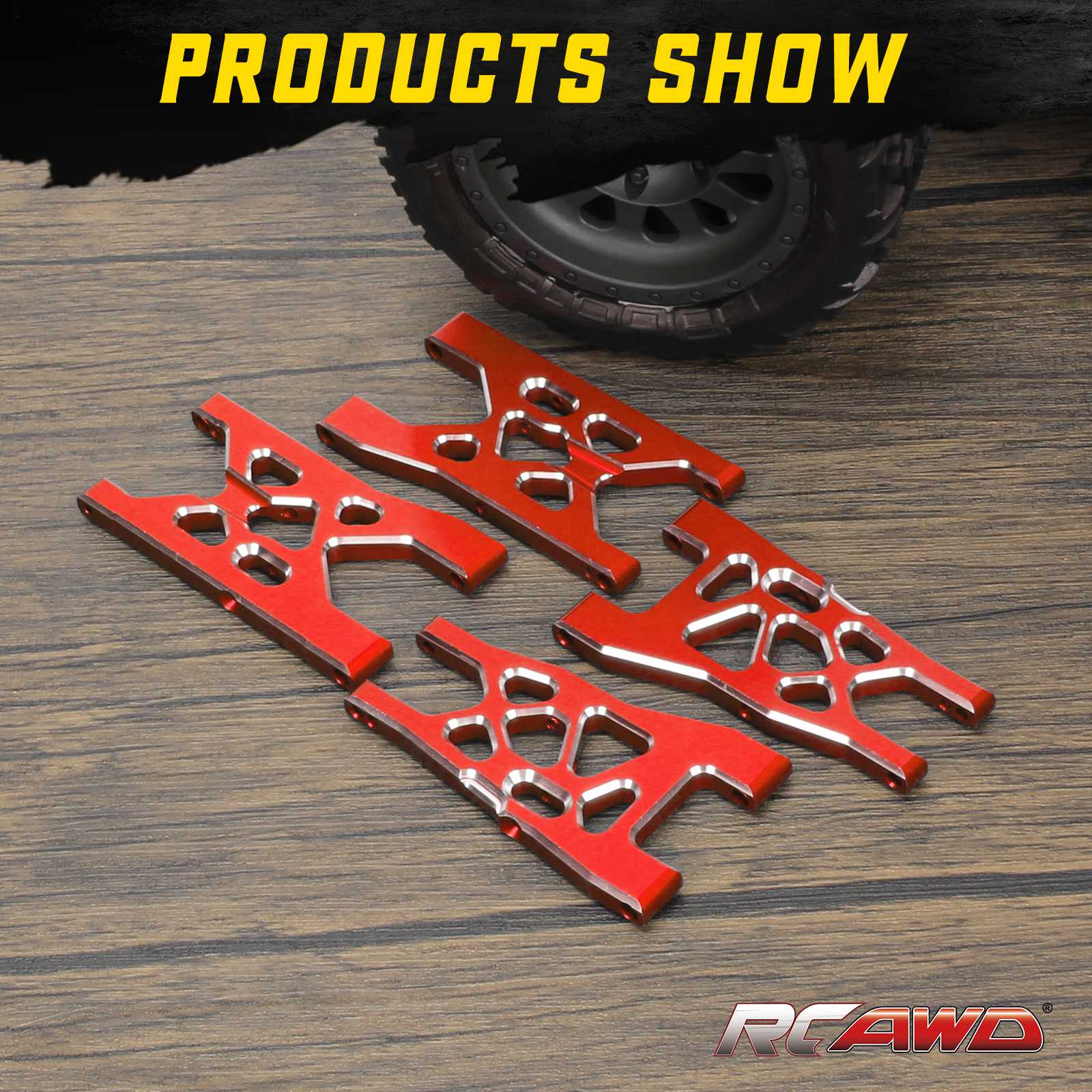 RCAWD ARRMA 3S RCAWD ARRMA 3s Vendetta Infraction Front Rear Suspension Arm ARA330683