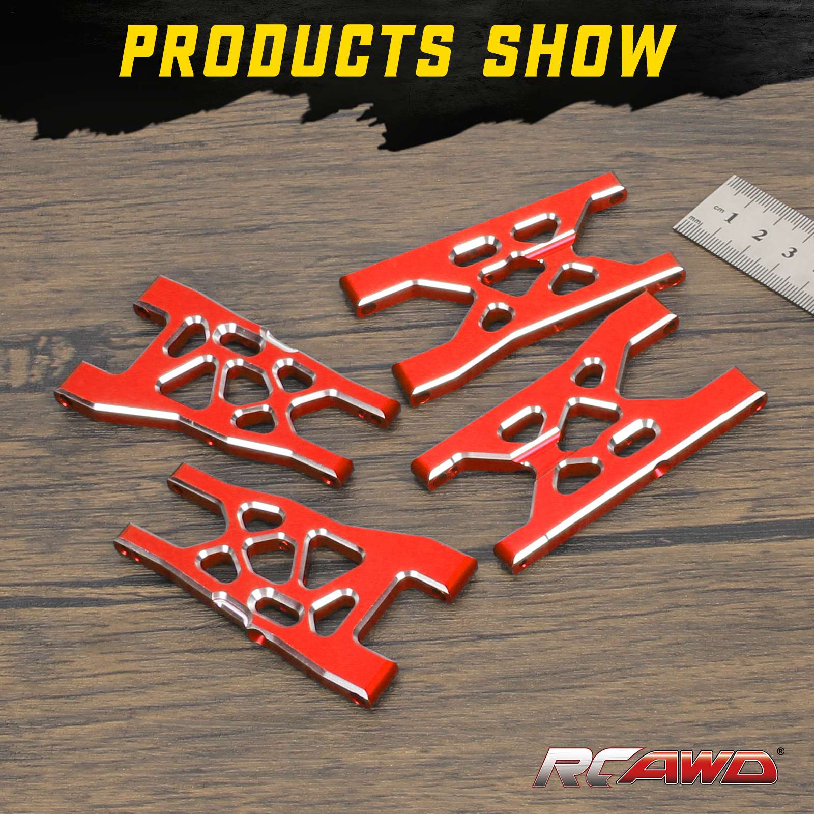 RCAWD ARRMA 3S RCAWD ARRMA 3s Vendetta Infraction Front Rear Suspension Arm ARA330683