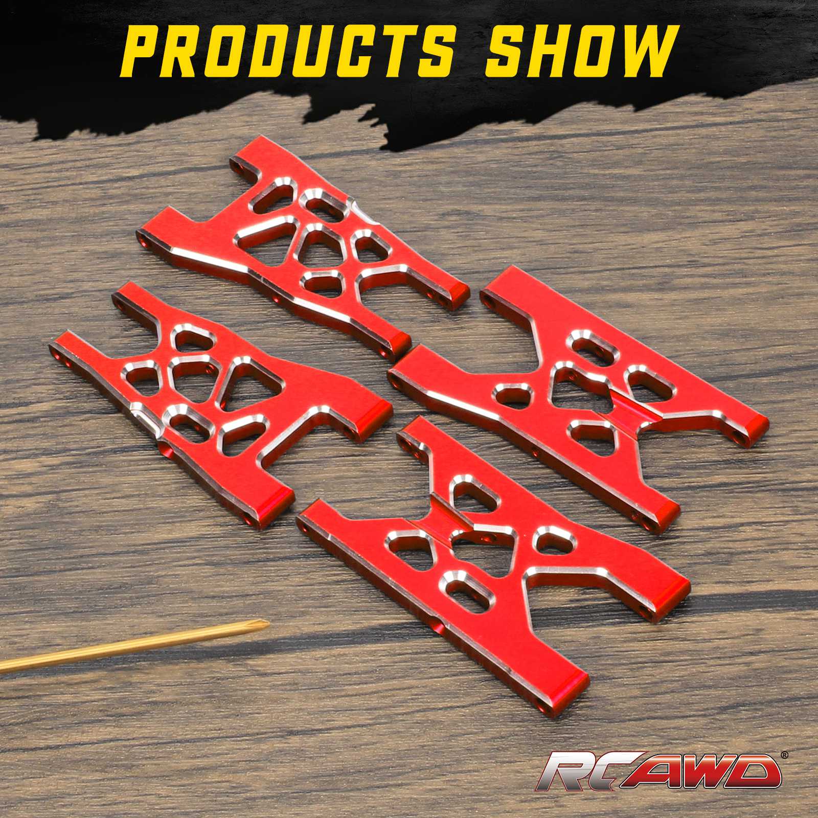 RCAWD ARRMA 3S RCAWD ARRMA 3s Vendetta Infraction Front Rear Suspension Arm ARA330683