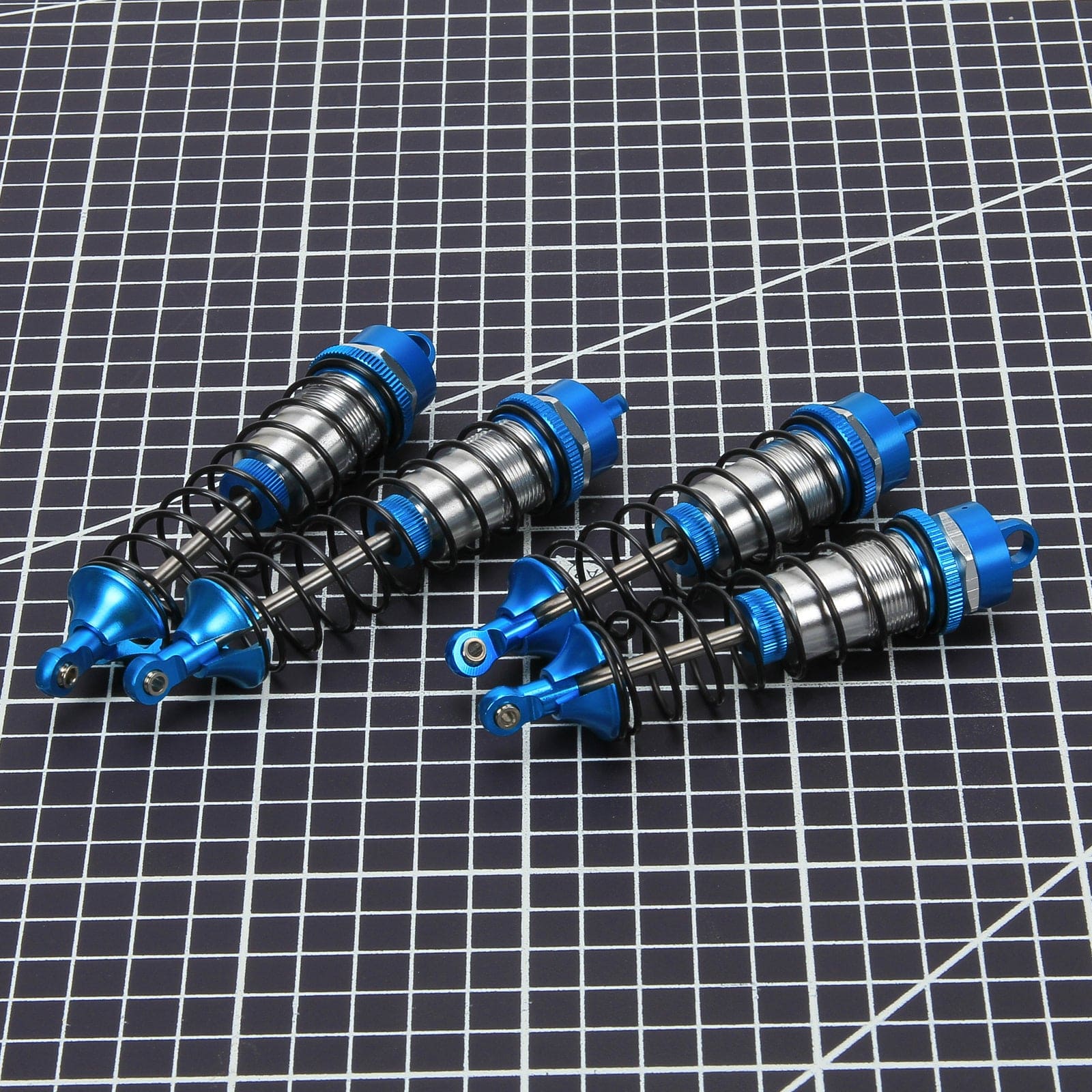 4x Machined Full Alloy Big Bore 27mm Front/Rear Damper Shock
