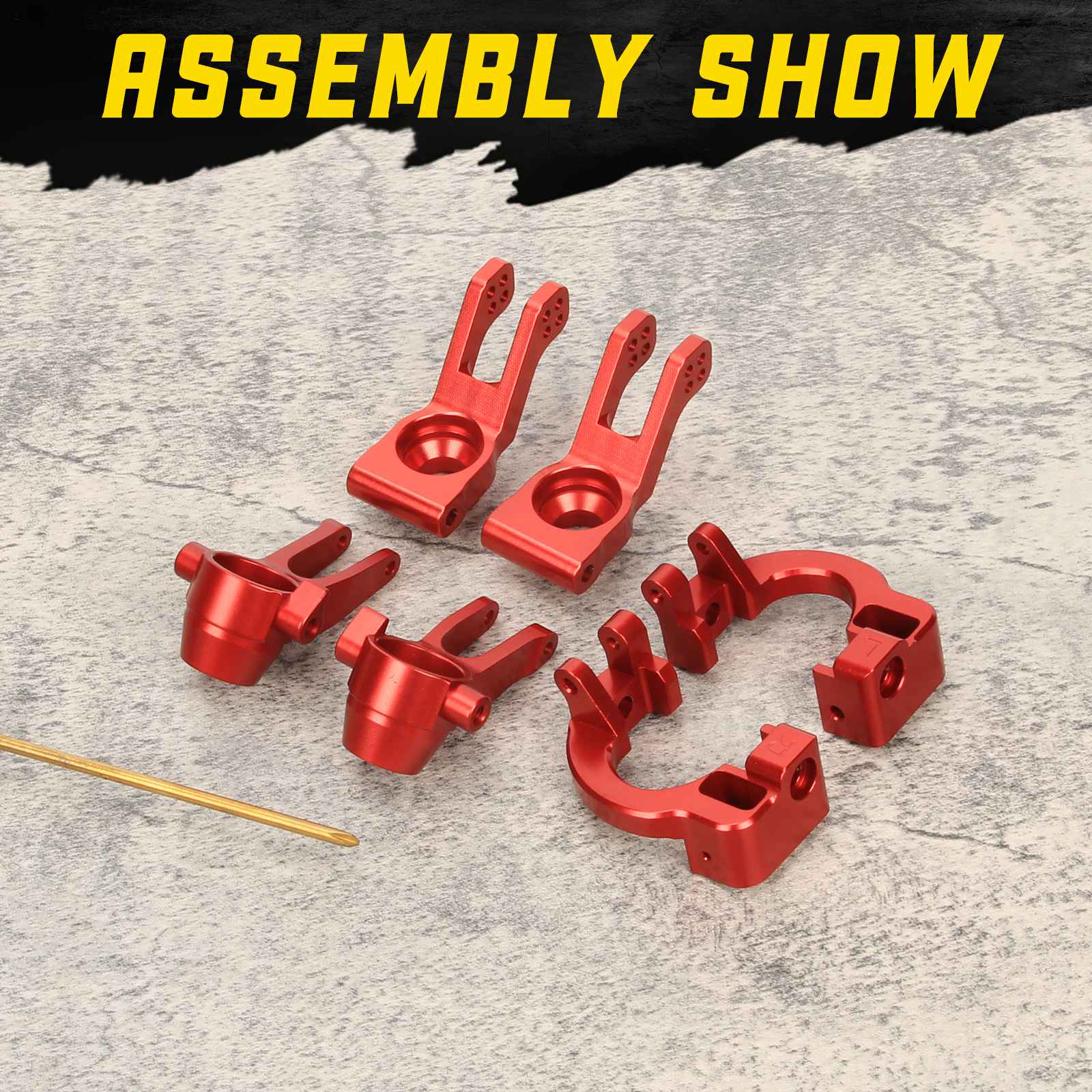 RCAWD ARRMA 3S RCAWD ARRMA Infraction Vendetta 3S upgrade Rear C Steering Hub Carrier