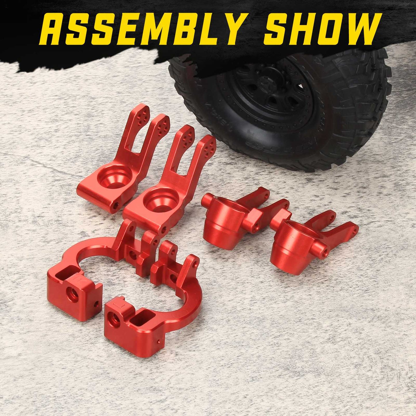 RCAWD ARRMA 3S RCAWD ARRMA Infraction Vendetta 3S upgrade Rear C Steering Hub Carrier