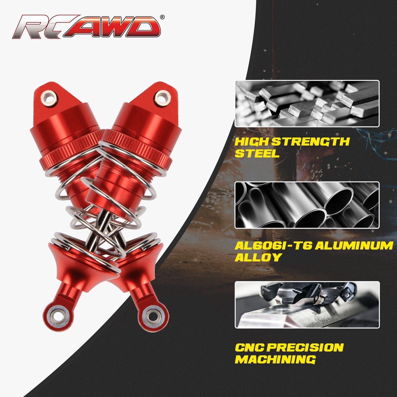 RCAWD ARRMA Infraction Vendetta 3S upgrades Full Metal Shocks