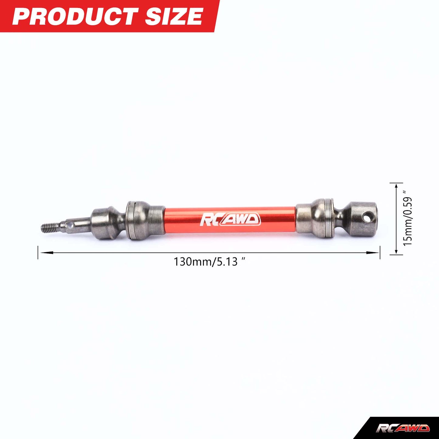 RCAWD ARRMA 3S RCAWD Arrma New Big Rock 3S CV Drive Shaft ARA4312V3 ARAC4043