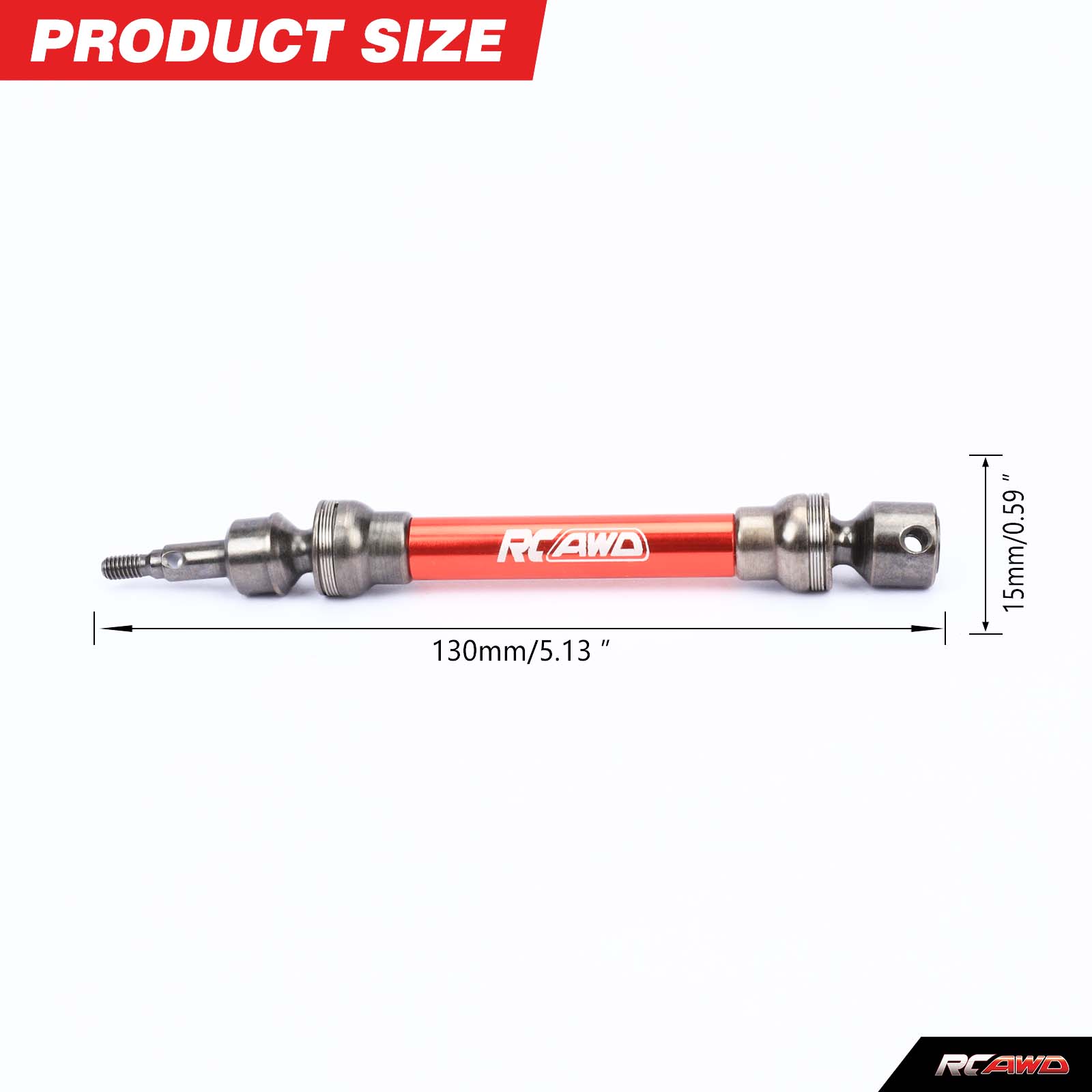 RCAWD ARRMA 3S RCAWD Arrma New Big Rock 3S CV Drive Shaft ARA4312V3 ARAC4043