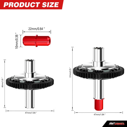 RCAWD ARRMA 3S RCAWD Arrma Steel 57T 0.8Mod Slipper Set for 3S 4S