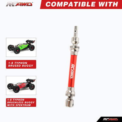 RCAWD ARRMA 3S RCAWD Arrma Typhon 3S CVDs Drive Shaft ARA310905