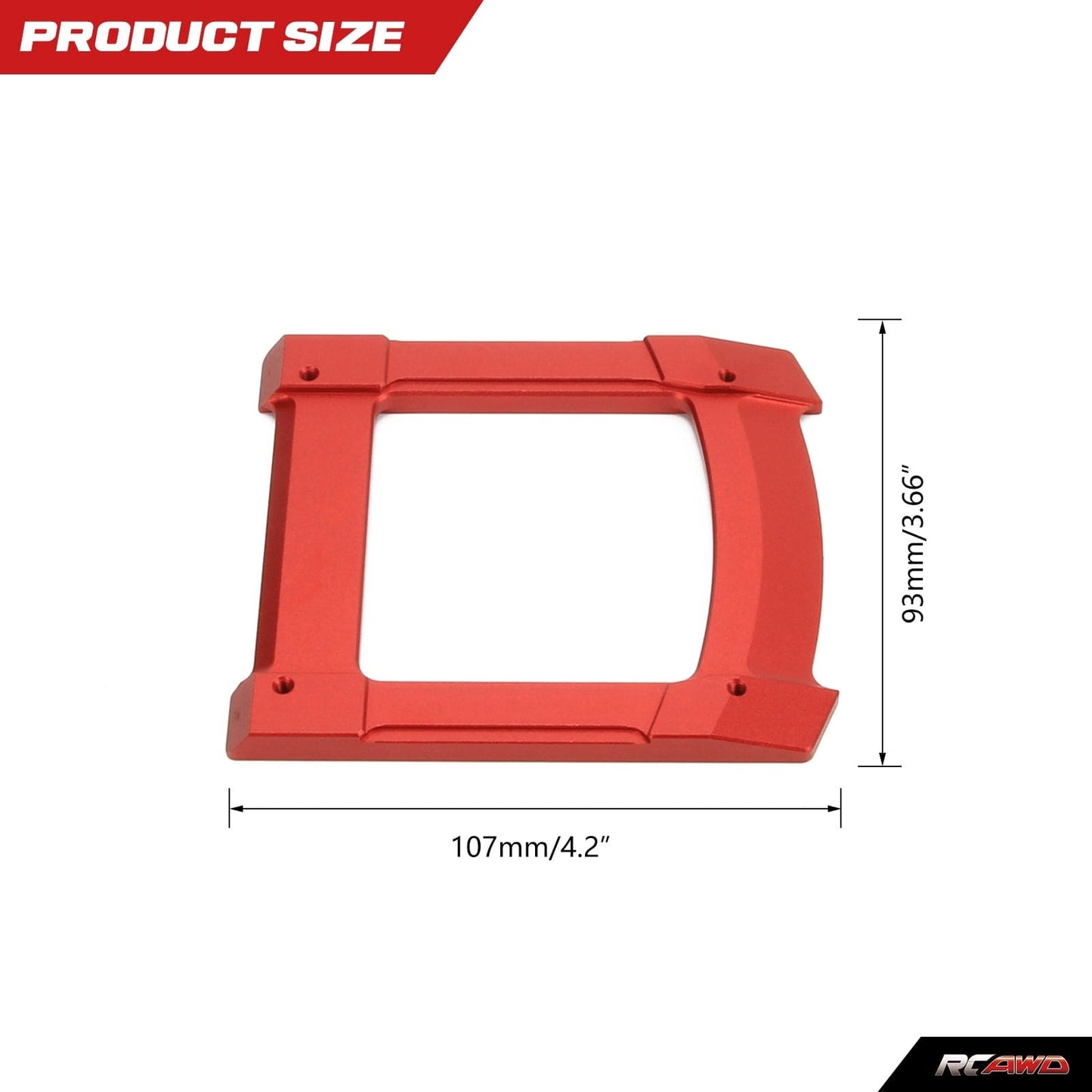 RCAWD ARRMA 3S RCAWD Traxxas Alloy Skid Plate for Maxx Upgrades