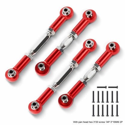 RCAWD ARRMA 3S Red RCAWD Arrma 3S blx Vorteks Senton Granite upgrade turnbuckles link set AR330446