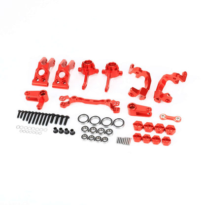 RCAWD ARRMA 3S Red RCAWD ARRMA 3s Steering Components & Hex Complete Set for 1/10 Mega Vorteks Senton Upgrades