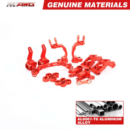 RCAWD ARRMA 3S Red RCAWD ARRMA 3s Steering Components & Hex Complete Set for 1/10 Mega Vorteks Senton Upgrades