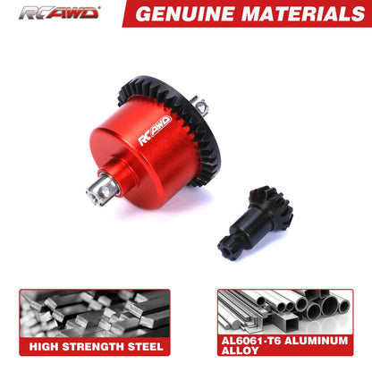 RCAWD ARRMA 3S Red RCAWD ARRMA 3s Upgrades F/R Differential Set 37T 13T Diff Set for Grannite Senton Big Rock