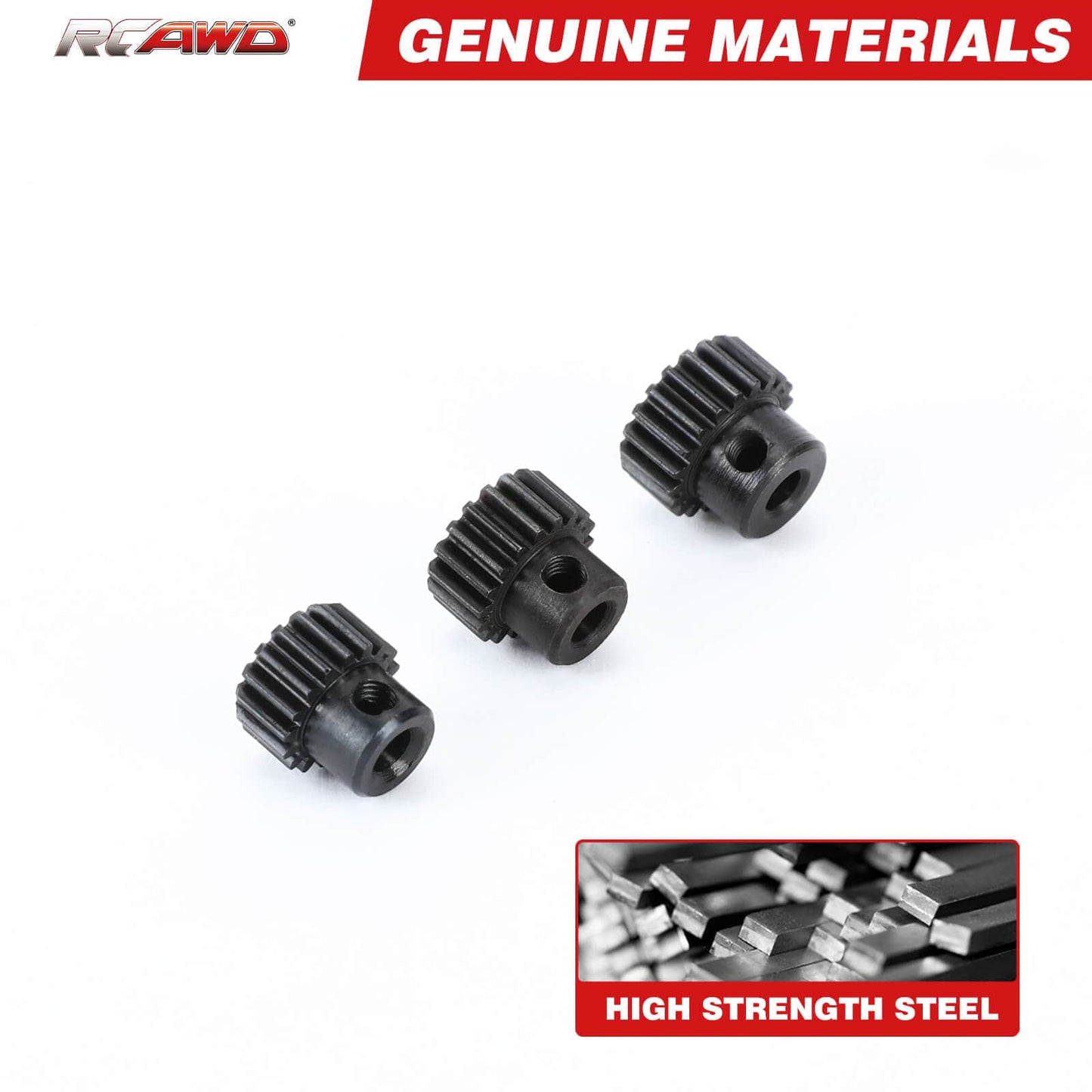 RCAWD ARRMA 3S Sku RCAWD ARRMA 3s Upgrades 15T 17T 20T 3pcs Pinion Gear for Grannite Senton Big Rock