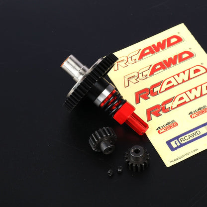 RCAWD ARRMA 3S Sku RCAWD ARRMA 3s Upgrades 50T 0.8 Mod Heavy Gear Slipper Set with Pinion Gear for Grannite Senton Big Rock